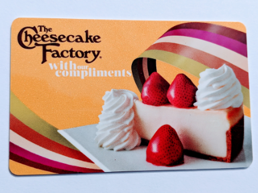 The Cheesecake Factory $50 Gift card