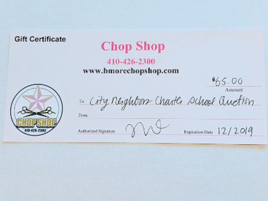 Chop Shop cut with Lisa Hawks