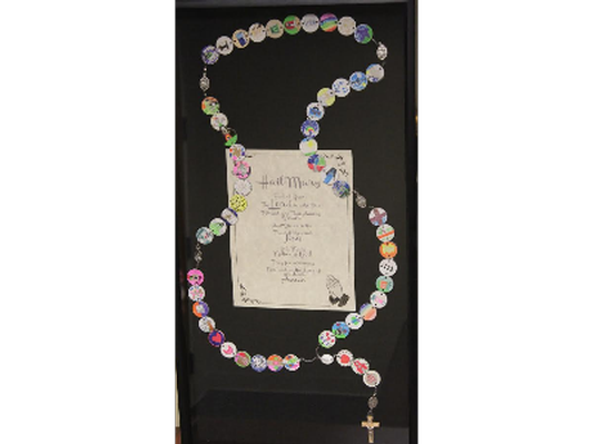 1st Grade Art - Shadow Box Rosary