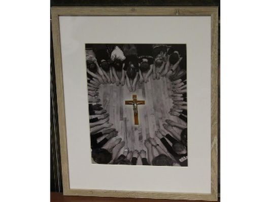 5th Grade Art - Prayer Hands Frame