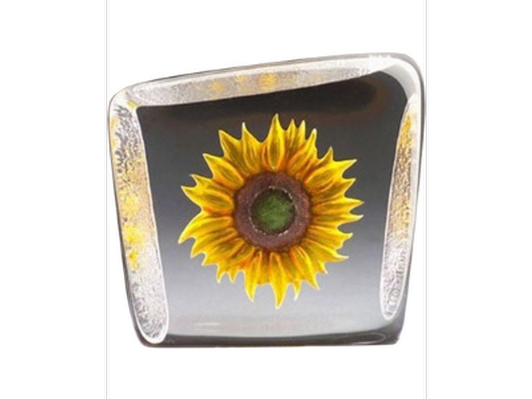 Yellow Sunflower Crystal Sculpture