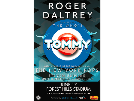Two VIP Tickets to Roger Daltry and the NY Pops Performing Tommy