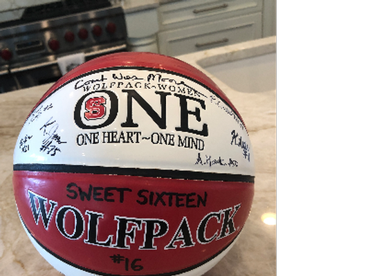 NC State Wolfpack Signed Basketball