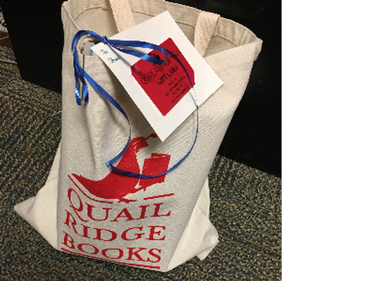 Quail Ridge Books - Tote with books & $20 Gift Card