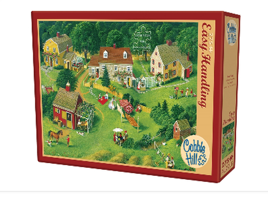 275 Piece Puzzle: 'Back Yards' by Cobble Hill Puzzles