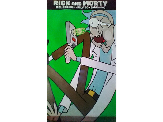 RICK AND MORTY Bus Stop Poster
