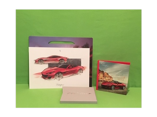Ferrari Portofino Hardback Brochure and Lithograph