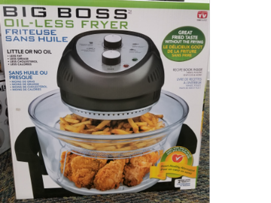 Big Boss 9063 Oil-less Air Fryer - 1300 watt, Red – VIPOutlet