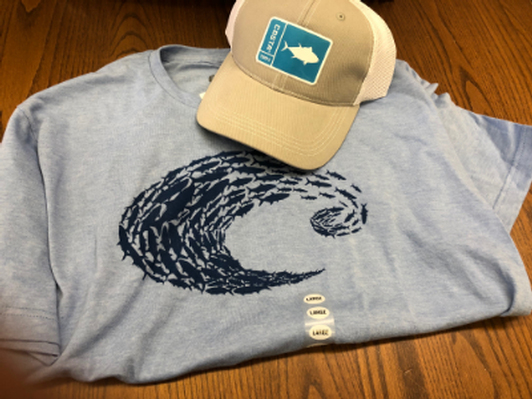 Costa tee (size large) and hat 