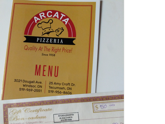 Arcata Pizzeria $50 Gift Certificate
