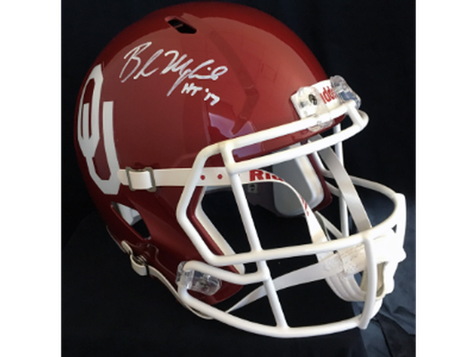Baker Mayfield Autographed OU Helmet