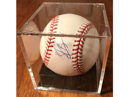 Autographed baseball - Jorge Bonifacio, Kansas City Royals