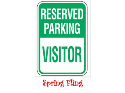 Access to Reserved Upper Level Parking Spaces for the Spring Fling for 2021-2022 School Year