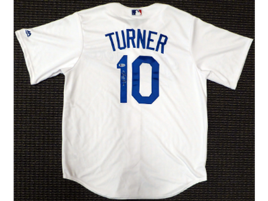 Justin Turner - Los Angeles Dodgers Autographed Baseball Jersey  
