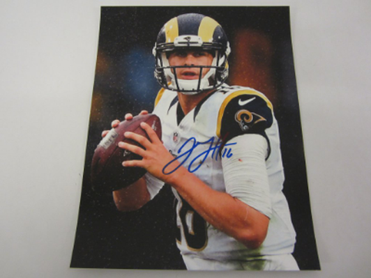 Jared Goff - Los Angeles Rams 11x14 Large Autographed Football Photo 