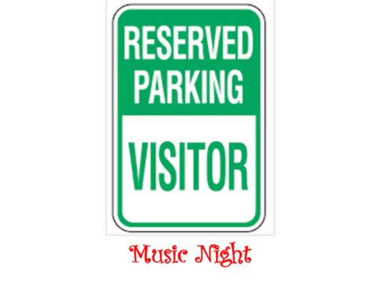 Access to Reserved Upper Level Parking Spaces for Music Night for 2021-2022 School Year