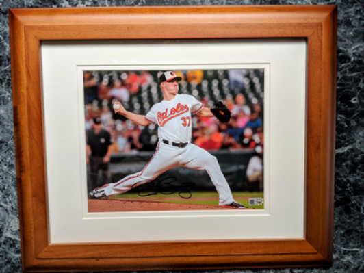 Autographed Picture of Oriole Dylan Bundy