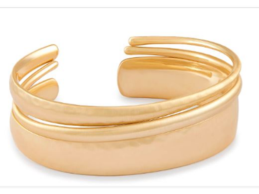 Kendra Scott Tiana Pinch Bracelet Set In Gold