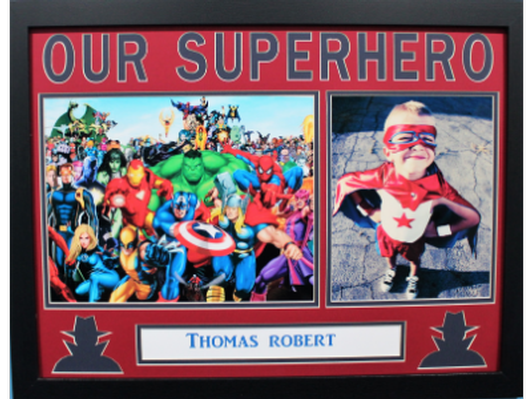 OUR SUPERHERO photo collage