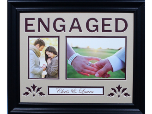 ENGAGED 16 X 20 PERSONALIZED FRAME