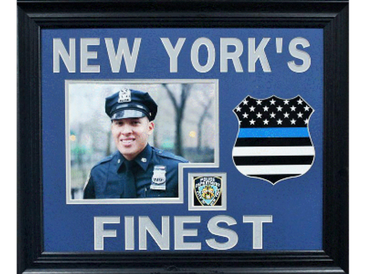 NYPD 16 X 20 PERSONALIZED FRAME