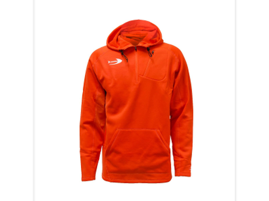 Eclipse Performance Men's Hoodie - Orange - Size L - Size exchanges are available.