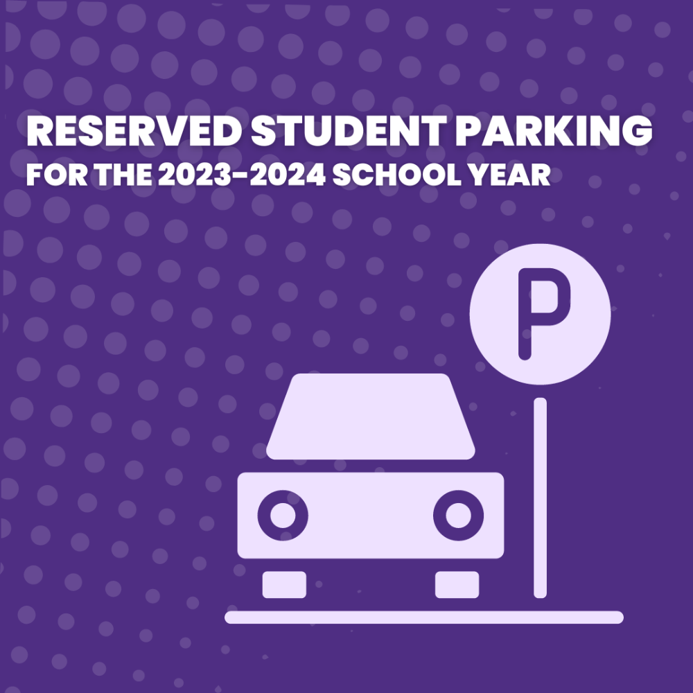 Reserved Parking Space for Student