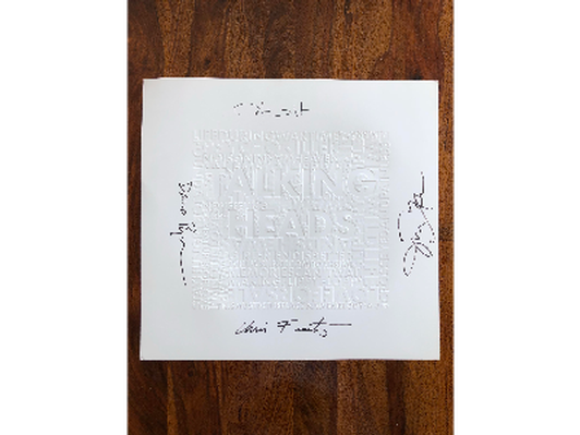Talking Heads Signed Poster
