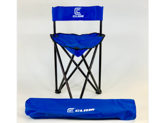 Folding Tripod Chair with carrying bag - Blue