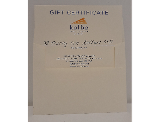 Gift Certificate to the Kolbo Fine Judiaca Gallery