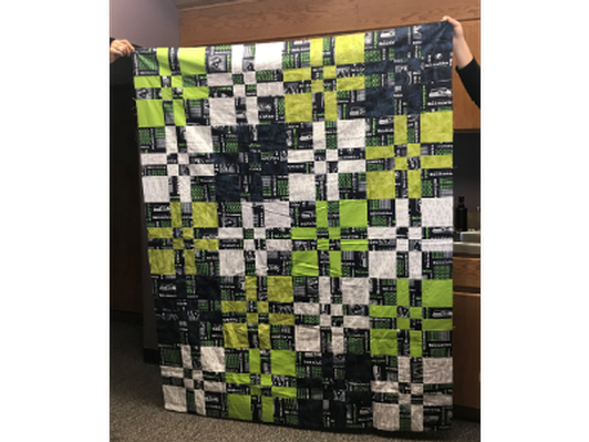 Seahawks Quilt - Twin Size