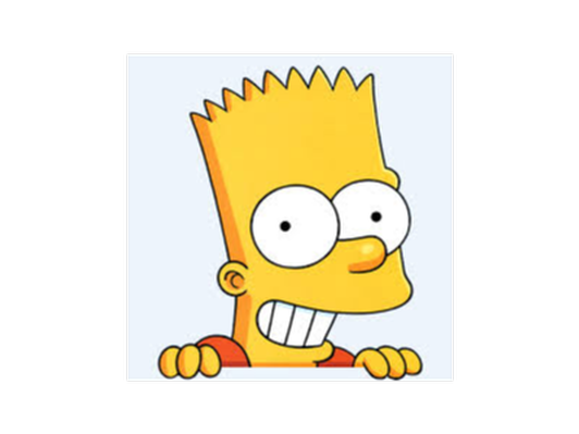 Bart Simpson autographed poster and episode script