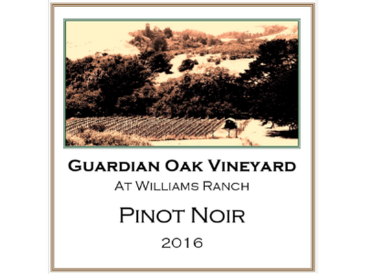 2 bottles of Guardian Oaks Winery Pinot Noir