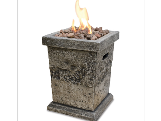 Outdoor Fire Column & Mosquito Protection