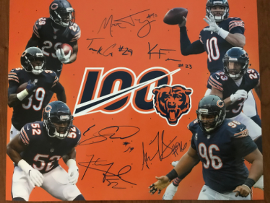 Chicago Bears Autographed Picture