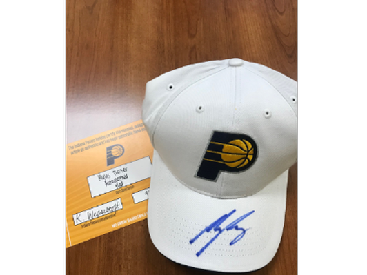 Myles Turner Autographed Pacer Hat
