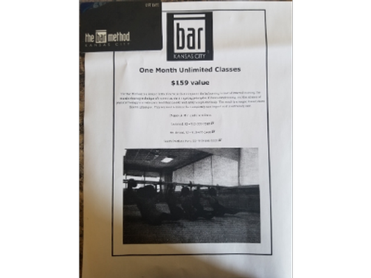 Bar Method Certificate