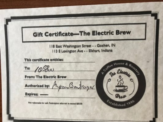 Electric Brew, Goshen