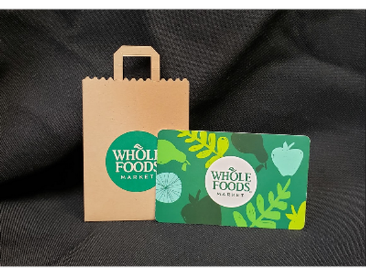 $25 Gift Certificate to Whole Foods