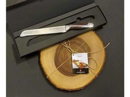 Bread Knife and Serving Board