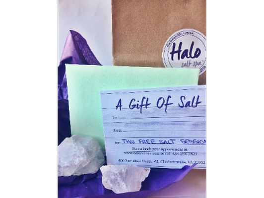 Two Salt Room Sessions at Halo Salt Spa