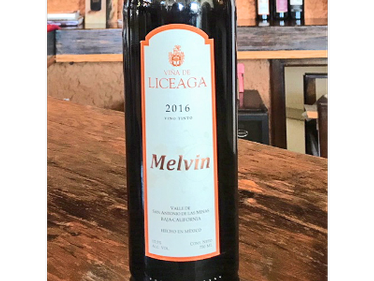 Wine: Melvin 2016 from Viña de Liceaga, Mexico