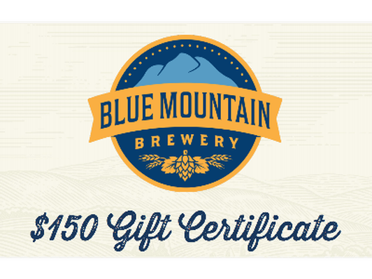 $150 Gift Certificate to Blue Mountain Brewery
