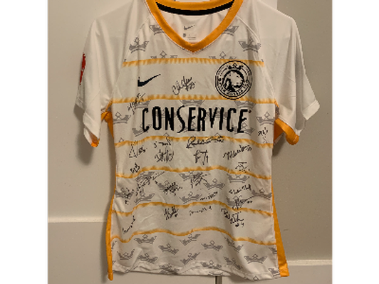 Utah Royals FC Team signed 2019 jersey