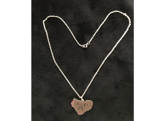 Heart of the Finger Lakes Charm & Necklace 