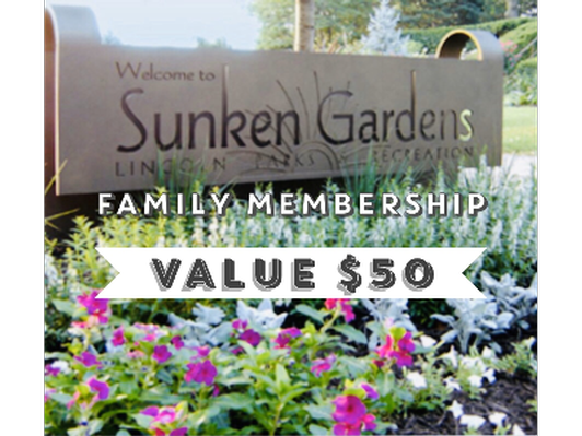 Family membership to The Sunkin Gardens