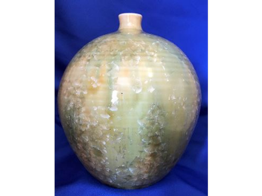 Ceramic Glass Green Pot