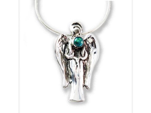 Evergreen Angel - Serenity with Opal