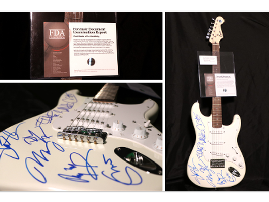 Rock & Roll Legends Autographed Guitar