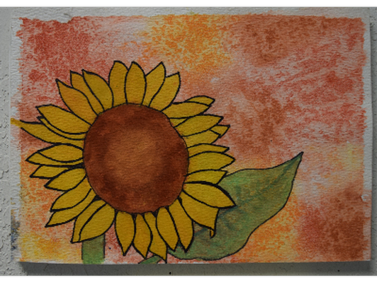Sunflower- 6" x 8"